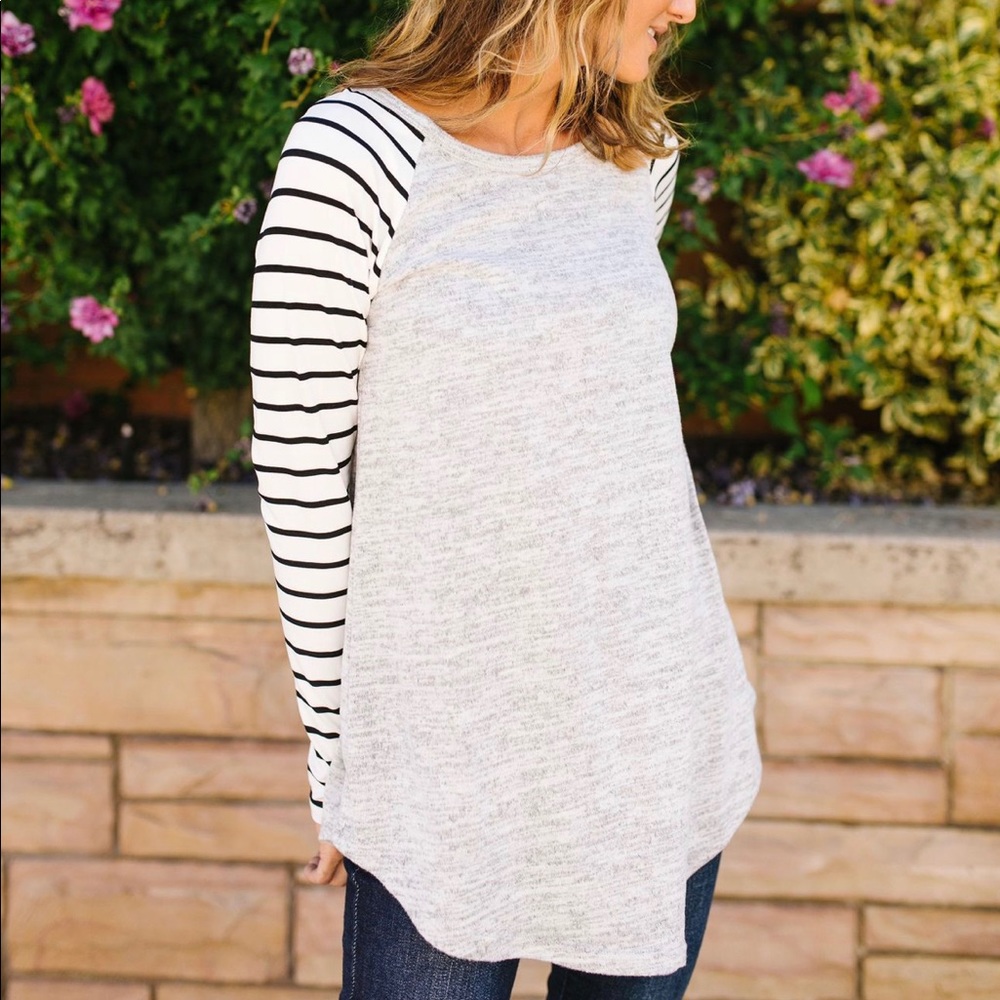 Throw And Go Raglan Long-Sleeved Tee - Picture 4 of 8